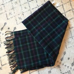 J Crew Plaid Cape Scarf